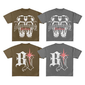 T-shirt respirant pour hommes 100% coton léger prix raisonnable T-shirt anti-rides entièrement imprimé pour hommes - Product Image 4