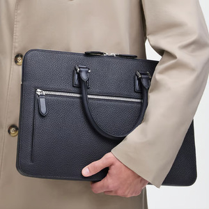 Maletín de Cuero para Portátil NOVOTE con Logotipo Personalizado, Diseño Granulado, Gran Capacidad, 15.5 Pulgadas, para Uso Profesional Masculino - Product Image 5