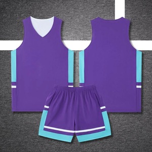 Basket-ball d'équipe 2 pièces pour hommes avec numéro et nom personnalisés pour adultes, enfants, uniformes d'entraînement, maillot personnalisé de vêtements - Product Image 1