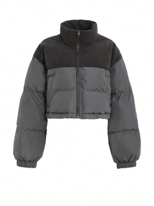 Chaqueta de Invierno para Hombre, Acolchada, con Cuello Alto, Impermeable, de Secado Rápido, Personalizable, a la Moda, Cálida, con Hombros Caídos - Product Image 5