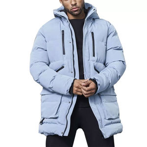 Unisex Puffer abrigos largos invierno frío logotipo personalizado Puff a prueba de viento exportación calidad hombres abrigo abajo invierno Puffer chaqueta - Product Image 4