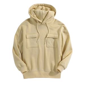 Meilleure qualité 100% coton bas quantité minimale de commande à capuche surdimensionné personnalisé pour hommes brodé thermique hiver lavé sweats à capuche lourds pour hommes - Product Image 1