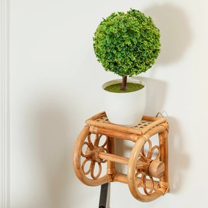 Wall Mounted Rattan Paper Holder Nice Accessories <b>for</b> <b>Bathroom</b> Kitchen Toilet Tissue <b>Towel</b> Storage Basket - Product Image 3