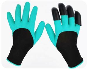 Guantes de Jardinería con Garras para Excavar Tierra, Plantar Vegetales, Resistentes a Pinchazos, de Cuero Protector, Anti-Químicos y Duraderos - Product Image 1