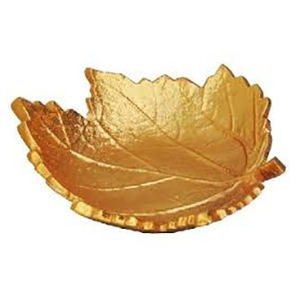 Bandeja de servicio con forma de hoja doble de la mejor calidad, utensilios de cocina decorativos de latón para restaurante con fines decorativos - Product Image 2