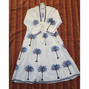 Vestido Largo Estampado a Mano, Estilo Casual Elegante, Diseño Personalizado para Ocasiones Diurnas, Talla XS, Lavable, Cintura Natural, ODM - Product Image 3