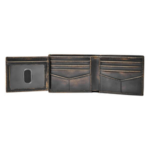 Portefeuille court et fin en cuir pour hommes Portefeuille Carteira avec porte-cartes de crédit personnalisé Accessoires de mode - Product Image 3