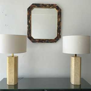 โคมไฟเรซินแบบโบราณทำด้วยมือสำหรับตกแต่งโต๊ะข้างเตียงที่ฝังกระดูกสำหรับบ้านหรือโรงแรม - Product Image 1