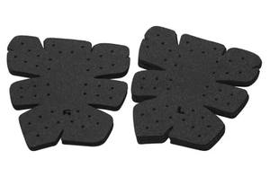 Protections d'épaule noires avec mousse certifiée EN1621/EN13158, épaisseur 4mm+5mm+5mm - Product Image 2