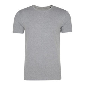 Camiseta Lisa de Fábrica, Color Sólido, para Hombre y Mujer, Precio Favorable, Algodón de Secado Rápido, Camisetas Grises - Product Image 4