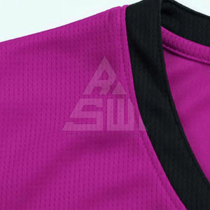 Uniformes de Baloncesto de Tallas Grandes de Alta Calidad - Ligeros y Transpirables 100% Poliéster Colores y Estilos Personalizados Servicio OEM - Product Image 5