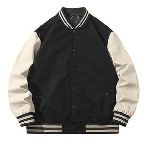 Personalice su propia marca de ropa de abrigo de estilo escolar para hombres y mujeres, chaqueta de béisbol universitaria para hombres, chaqueta de béisbol universitaria para hombres - Product Image 2