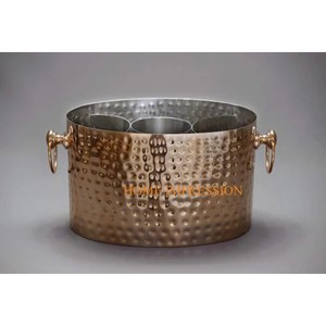 Cubo de hielo para whisky de champán, espejo de aluminio pulido, cubo de hielo para Bar, fiesta de cumpleaños, Cubo de vino de gran tamaño para proveedor - Product Image 2