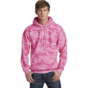 100% coton Camouflage à capuche pour hommes personnalisable brodé Style décontracté régulier ajusté tailles chaud hiver manteau polaire à capuche - Product Image 3