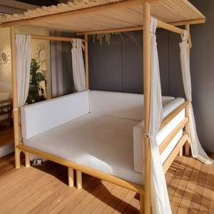 Wholesale Rustic, Simple Bamboo <b>Bed</b> Sets for Hotels and Resorts - Product Image 1