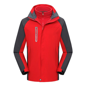 Chaqueta impermeable cortavientos con cremallera para exteriores para hombre de talla grande, chaquetas cortavientos personalizadas de diseñador Softshell para hombre - Product Image 4