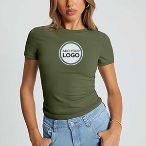 Camiseta Deportiva Elástica de Manga Larga y Cuello Redondo para Mujer - Product Image 3