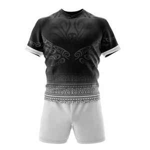 Vente en gros d'uniformes de rugby avec maillots à manches courtes et shorts conçus pour les équipes sportives, les clubs scolaires et les ligues professionnelles - Product Image 5