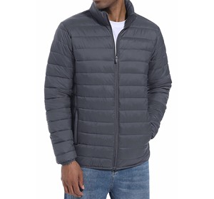 Chaquetas de Hombre con Cremallera de Alta Calidad, Chaqueta Acolchada con Cuello Camisero Personalizada, Chaquetas de Invierno Casuales, Elegantes y Resistentes al Viento - Product Image 5