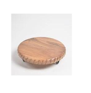 Base para Pastel de Madera Hecha a Mano para Celebraciones de Cumpleaños, con Hermosa Textura Natural y Exhibición Elevada Confiable - Product Image 6