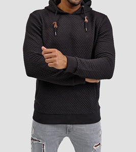 100% coton hiver pull hommes à capuche personnalisable polaire poche haute qualité en gros - Product Image 2