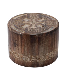 Round <b>Wooden</b> Engraved <b>Urns</b> <b>for</b> Human <b>Ashes</b> Adult - <b>Wooden</b> Box Rosewood Cremation <b>Urns</b> <b>for</b> <b>Ashes</b> - Burial Funeral Large - Product Image 2