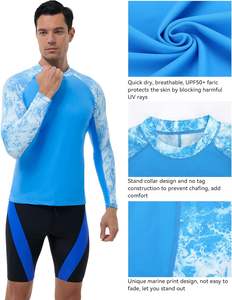 Protector contra sarpullidos para hombre de calidad superior Impreso personalizado precio barato La mejor edición crea tu idea de diseño diferente para protector contra sarpullidos para hombre - Product Image 5