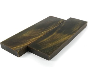 Placa Plana de Cuerno de Buey, Búfalo y Oveja para Mangos y Monturas Ópticas Personalizadas - Product Image 3