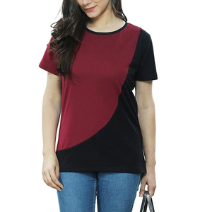 Camisetas lisas personalizadas para mujer, de alta calidad, 100% algodón, OEM - Product Image 4