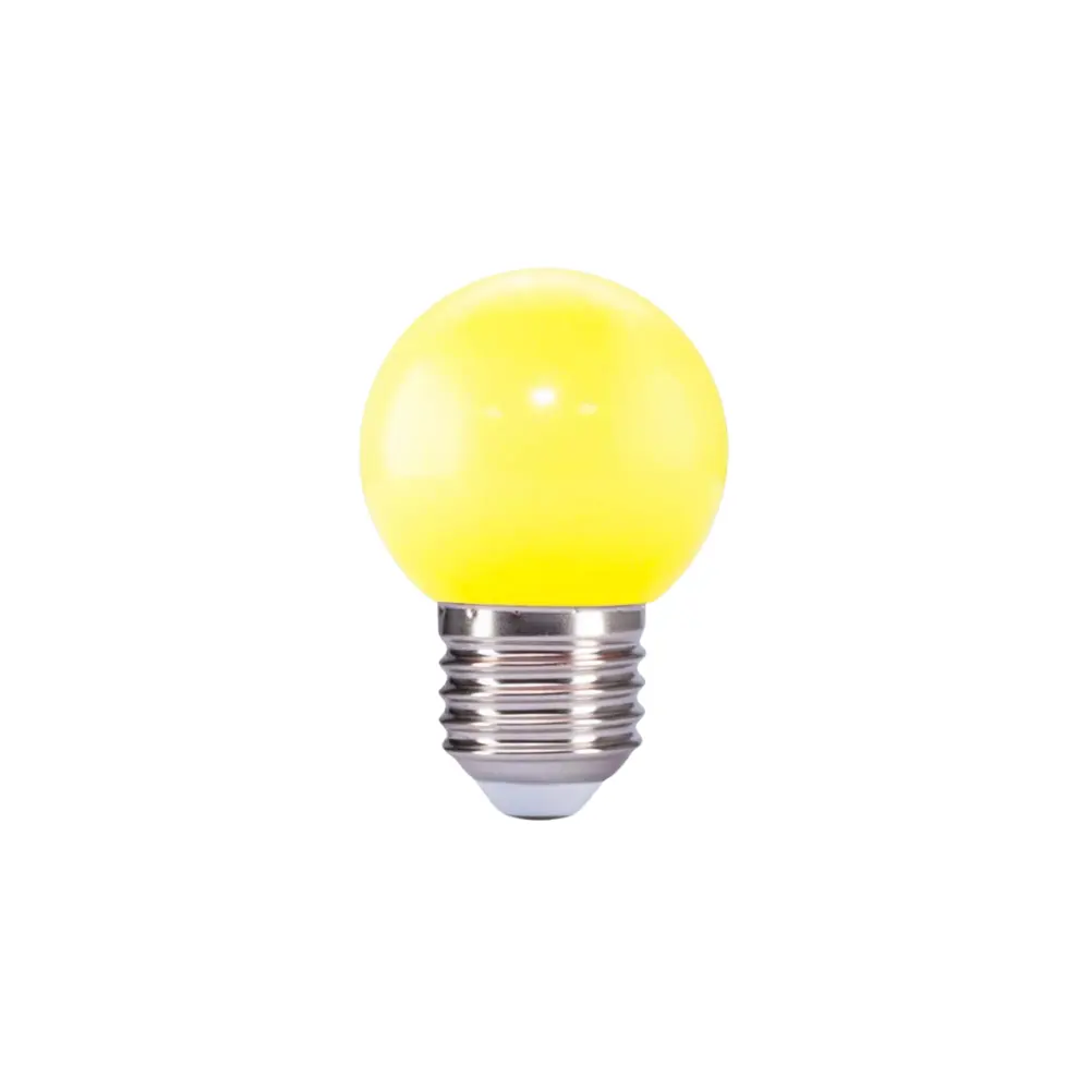 Illuminazione per interni copertura gialla 1W lampadina decorativa a LED