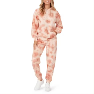 Casual Style Women's <b>Tie</b> <b>Dye</b> Tracksuit Eco-Friendly Breathable Gym Wear OEM Wholesale Customizable Design with Custom Logo - Product Image 5