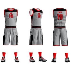 Uniformes de Baloncesto para Hombre al por Mayor, Transpirables, de Secado Rápido, de Poliéster, Impresión Personalizada, Personalizables, para Todas las Temporadas - Product Image 2