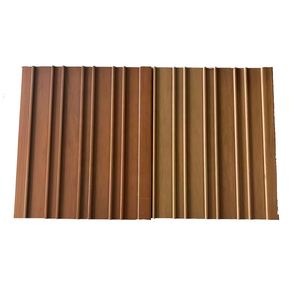 Panneau de cloison de séparation étanche intérieur Revêtement en brique <span class=keywords><strong>Panou</strong></span> Panneau mural intérieur décoratif cannelé en PVC Wpc - Product Image 6