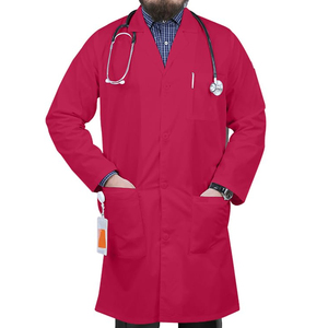 Bata de laboratorio médico para hombres de alta calidad, hecha a medida, ligera, transpirable, Material duradero, Venta caliente, uniformes de Hospital, precio - Product Image 1