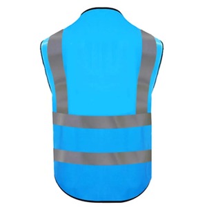 Security <b>Jacket</b> <b>Construction</b> High Visibility Multi Pockets Colorful Reflective Safety <b>Work</b> Vest - Product Image 3