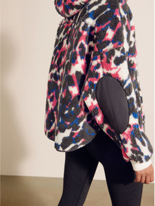 เสื้อมีฮู้ดสวมหัวทรงโอเวอร์ไซส์สำหรับผู้หญิงเสื้อมีฮู้ดทรงโอเวอร์ไซส์พลัสไซส์ทันสมัยใส่สบาย - Product Image 3