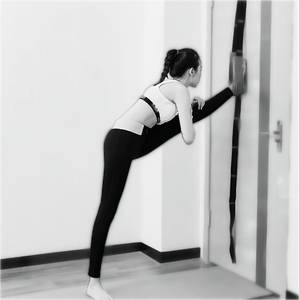 Fitness <b>Elastic</b> Yoga Resistance Band Gym Sport Training Waist <b>Belt</b> Stretch Latin Cotton & Polyester Unisex - Product Image 5