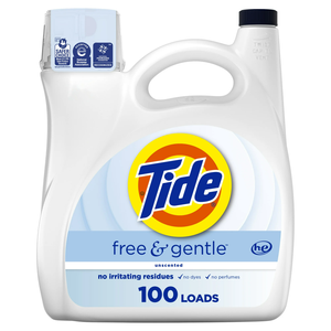 Detergente Líquido para Ropa Tide Free & Gentle, 132 fl oz, 100 Lavados - Product Image 6
