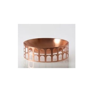 Cubo de cobre con forma redonda para frutas, Cubo de cobre con diseño moderno, alambre de cobre 100% real, al mejor precio - Product Image 4