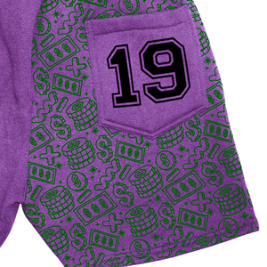 Shorts de jogging pour hommes style urbain avec logo personnalisé sur le devant, en toile écologique 100 % polyester, respirant, séchage rapide, coupe-vent - Product Image 6