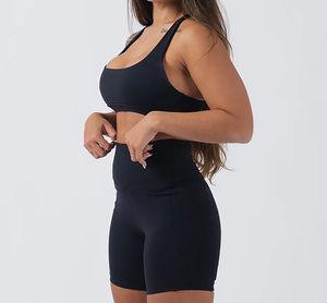 Haute qualité personnalisé femmes Gym Crop hauts à manches longues chemises d'entraînement actif taille élastique respirant Style décontracté pour le printemps - Product Image 1