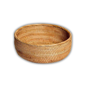 CESTA/BANDEJA DE RATÁN DE PAN DE Mimbre Natural Ecológico Premium de Vietnam Personalización tejida a mano Perfecta para comida Snack Fruit - Product Image 1