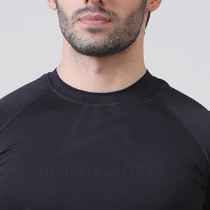 Ropa de marca personalizada para hombre, camiseta ajustada para gimnasio, camiseta musculosa para gimnasio, camisetas de manga corta a precio de venta - Product Image 4