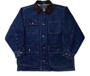 Veste en jean personnalisée de haute qualité pour hommes Streetwear vintage avec broderie bouton décoration motif imprimé décontracté formel hiver - Product Image 1