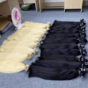 Extensiones de cabello de mujer de doble trama, máquina cómoda Remy virgen de onda recta Natural frontal de encaje de pelo vietnamita, superventas - Product Image 5