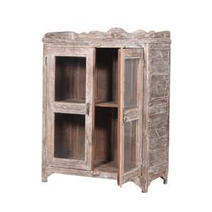Rustic <b>Wooden</b> Bookshelf for Home Office Living Room Bedroom School Hotel with Durable Metal Cabinet Design - Product Image 3
