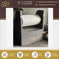 Meilleures ventes : Porte-rouleau de cuisine rustique en bois massif, style antique, pour tiroir de meuble, salon, entrée, mobilier de maison pour villa et hôpital