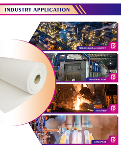 Feuille de joint en papier de fibre céramique mince, matériau réfractaire ignifuge Topower HZ Grade 1260 pour la coulée des fours et la jointure des couvercles de mancheaux - Product Image 3