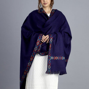 Best Manufacturers' Custom Label <b>Wool</b> <b>Shawl</b> for Women Solid Color Hot Sale Plus Size Winter New Arrival - Product Image 2