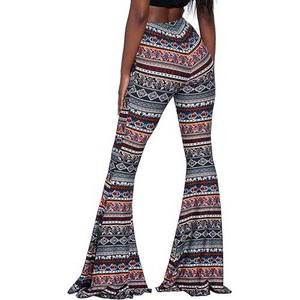 กางเกงขาบานสำหรับผู้หญิงกางเกงขาบานพิมพ์ลายดอกไม้มีสไตล์พรีเมี่ยมของ2025ขายส่งคุณภาพสูง - Product Image 3